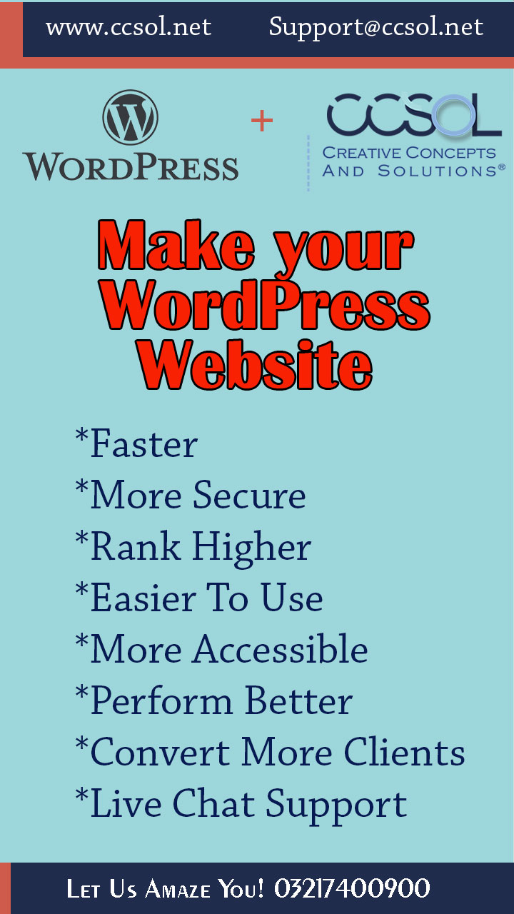Make your WordPress Website with CCSOL