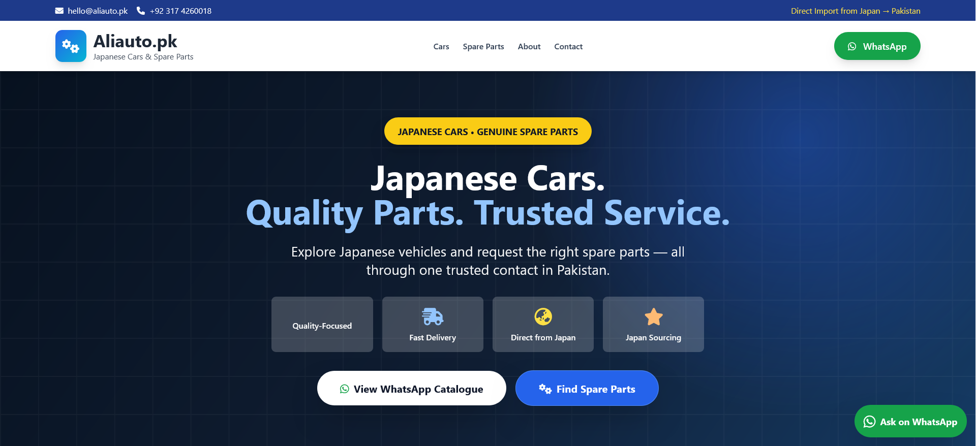 Aliauto pk website by ccsol